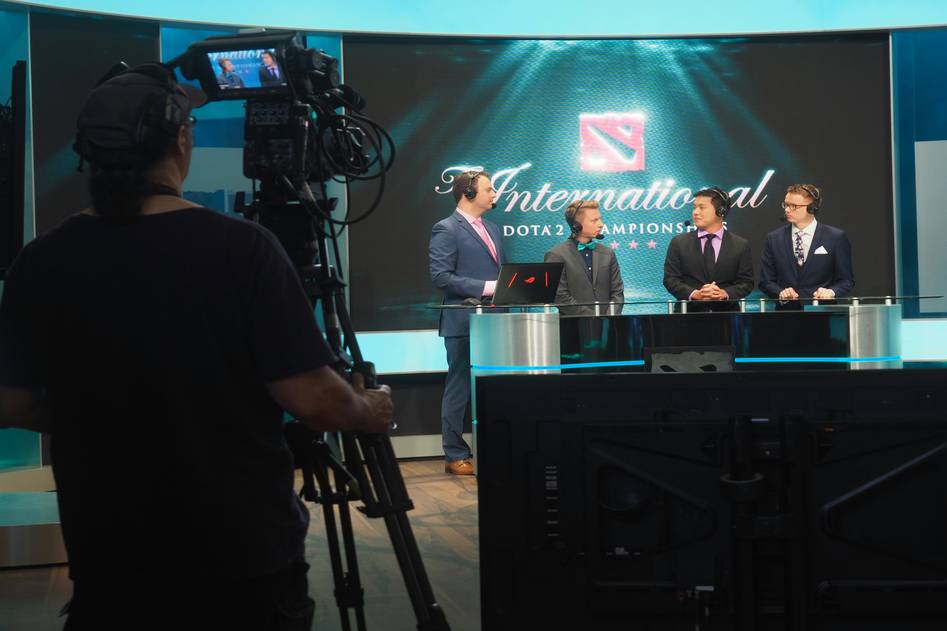 Blog author testing LED panels in a gaming streaming studio